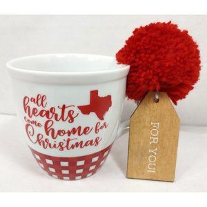 All Hearts Come Home For Christmas - 18oz. Coffee/Tea Mug w/ Gift Tag - Collins